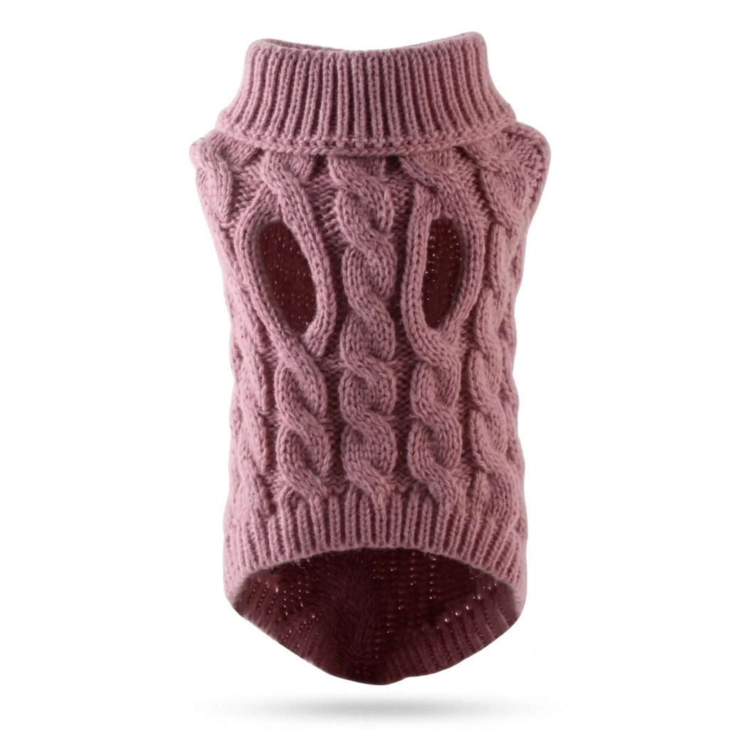 GuardiPaws™ Velari™ Dough Twist Knitted Vest Purple