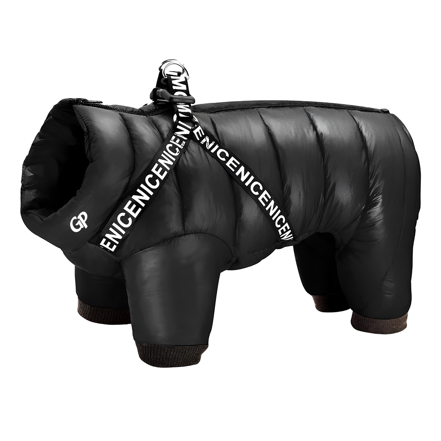 GuardiPaws™ Glacien™ Snowsuit Harness Black