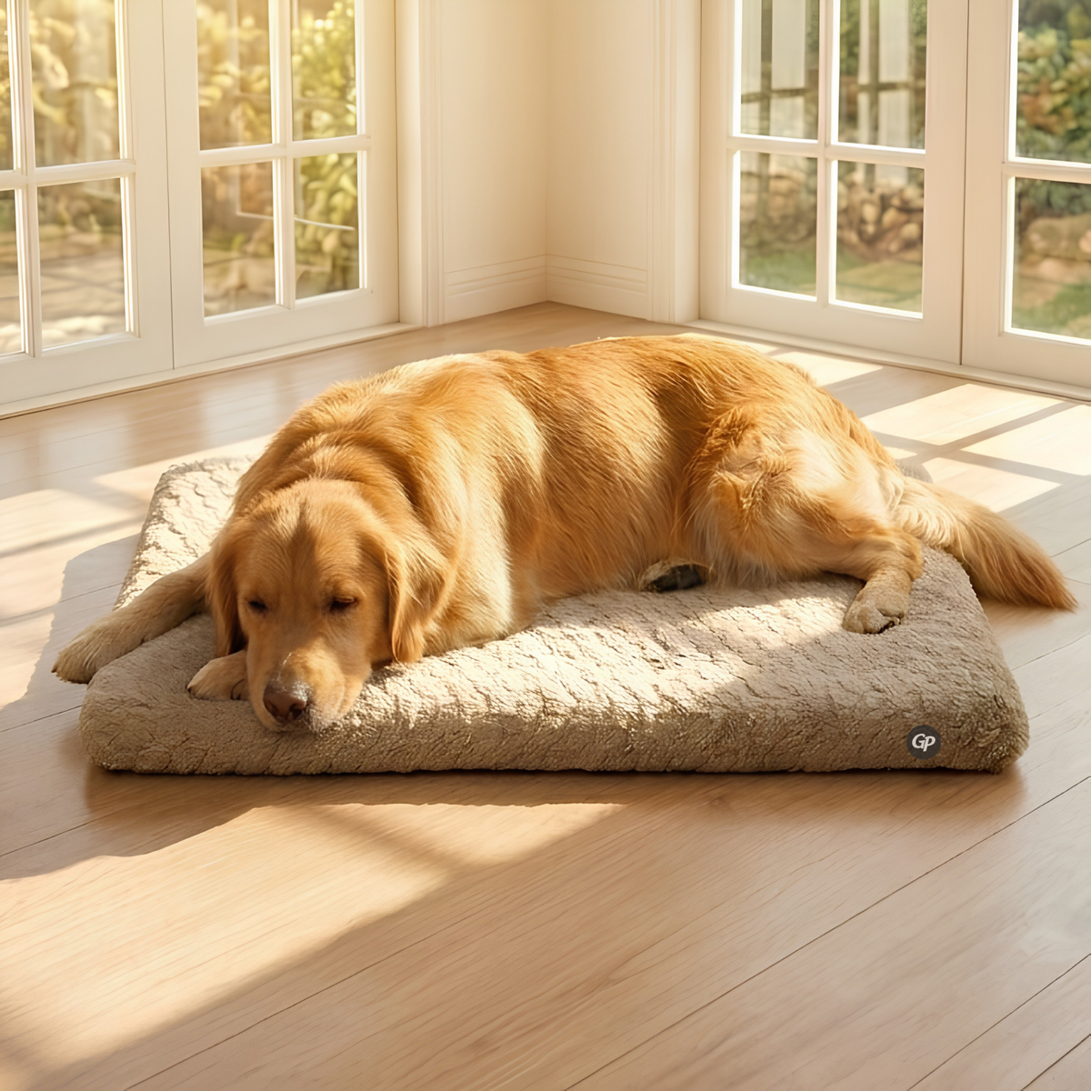GuardiPaws™ Snugl™ Comfort Dog Mat Beige