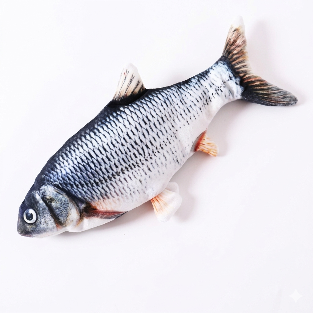 GuardiPaws™ Flingo™ Plush Floppy Fish