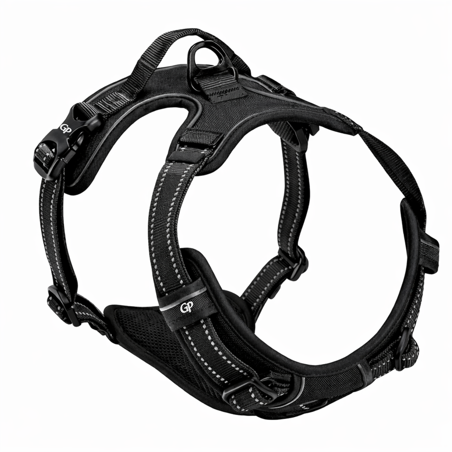 GuardiPaws™ Vanta X™ Sentro Dog Harness Black