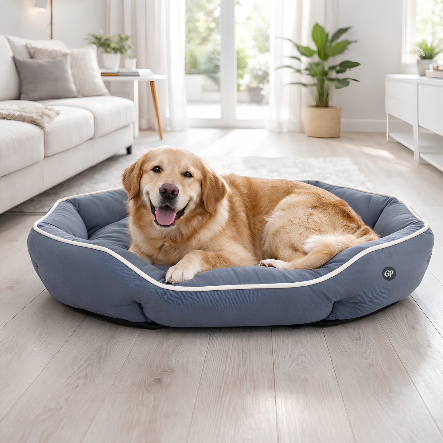 GuardiPaws™ Snugl™ Coreva Dog Bed Blue