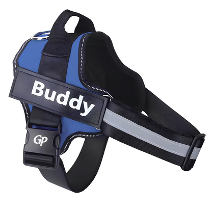 GuardiPaws™ Vanta X™ Bolt Custo Dog Harness Blue