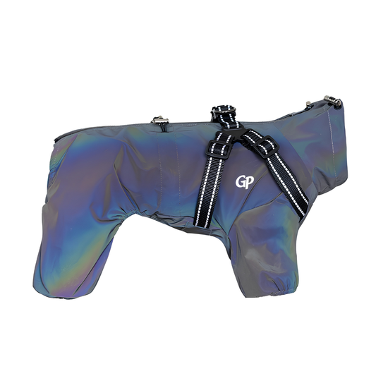 GuardiPaws™ Glacien™ Peak Rain Suit Prism Gray