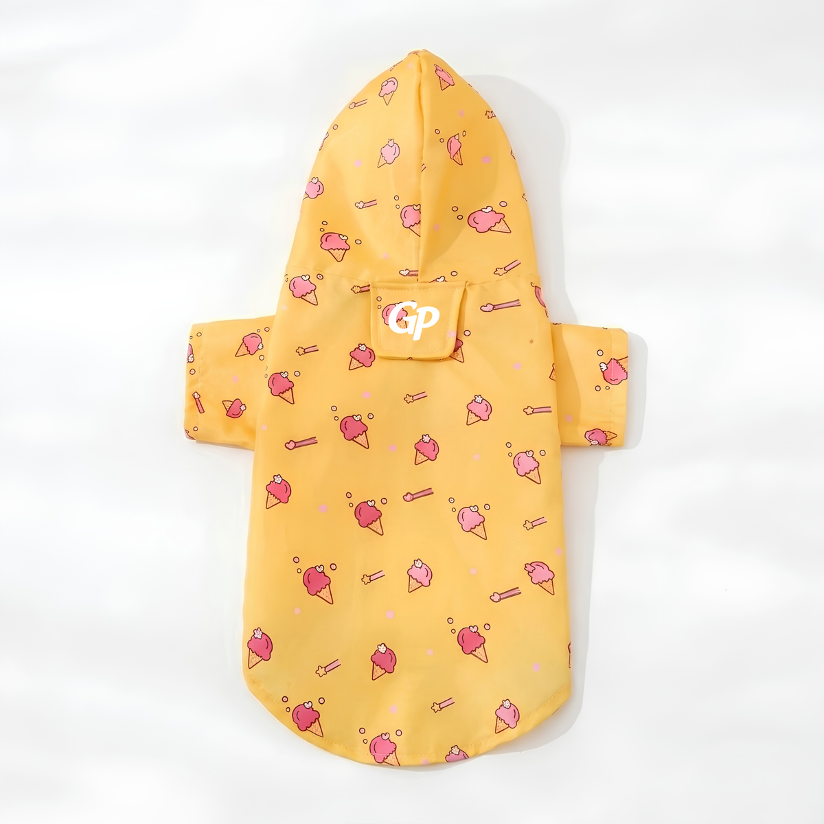 GuardiPaws™ Glacien™ Dottie Raincoat Yellow