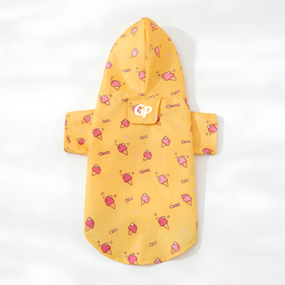 GuardiPaws™ Glacien™ Dottie Raincoat Yellow