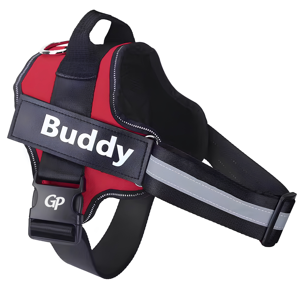 GuardiPaws™ Vanta X™ Bolt Custo Dog Harness Red