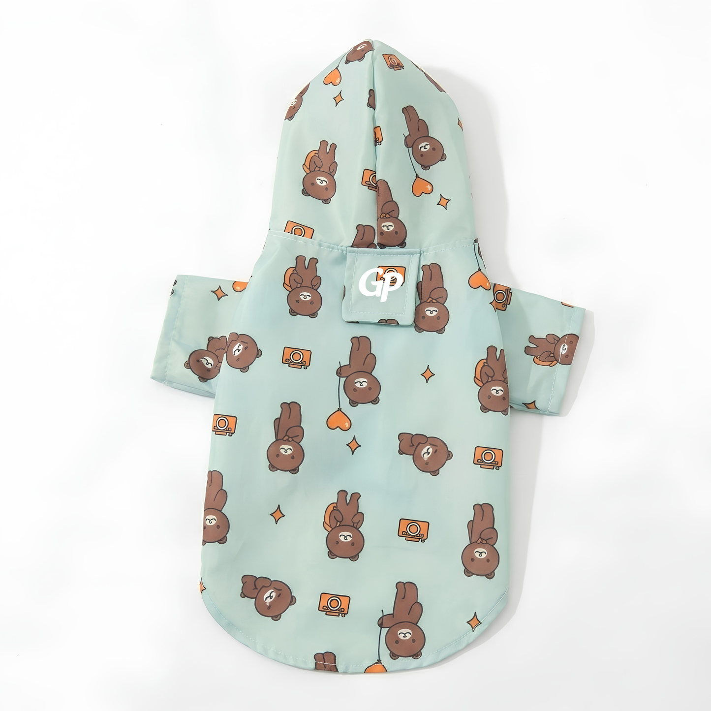 GuardiPaws™ Glacien™ Dottie Raincoat Green
