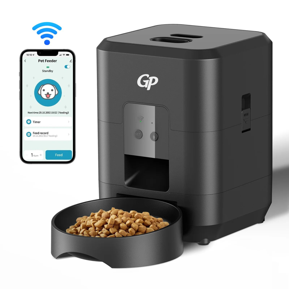 GuardiPaws™ Feedos™ NovaFeed Pro Black