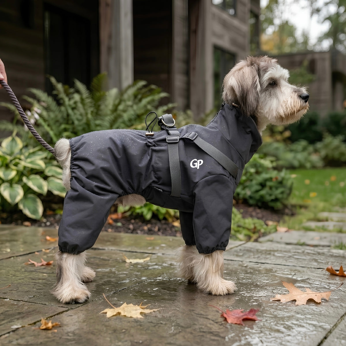 GuardiPaws™ Glacien™ Peak Rain Suit Gray