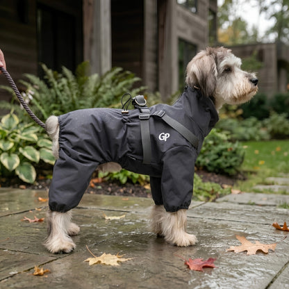 GuardiPaws™ Glacien™ Peak Rain Suit Gray