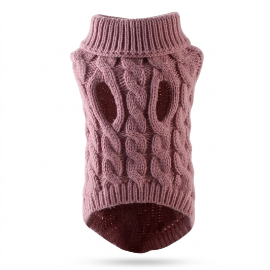 GuardiPaws™ Velari™ Dough Twist Knitted Vest Purple