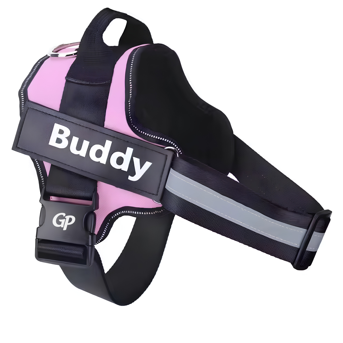 GuardiPaws™ Vanta X™ Bolt Custo Dog Harness Blush