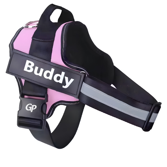 GuardiPaws™ Vanta X™ Bolt Custo Dog Harness Blush