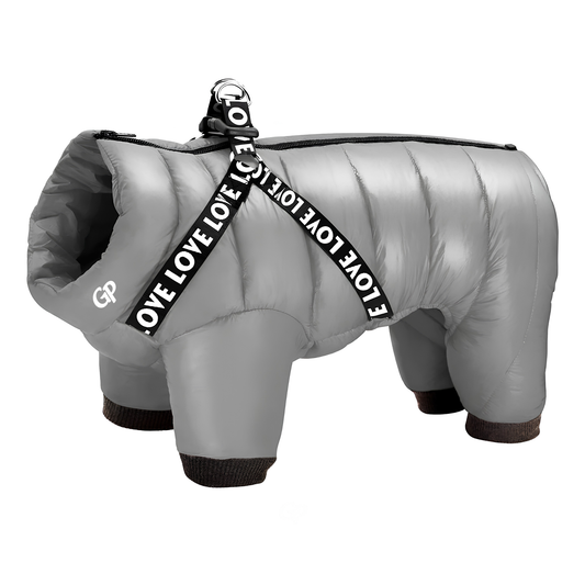 GuardiPaws™ Glacien™ Snowsuit Harness Gray