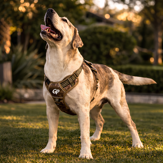 GuardiPaws™ Vanta X™ Dune Dog Harness Pixel Camo