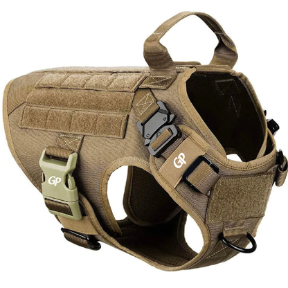 GuardiPaws™ Vanta X™ Recon Dog Harness Brown