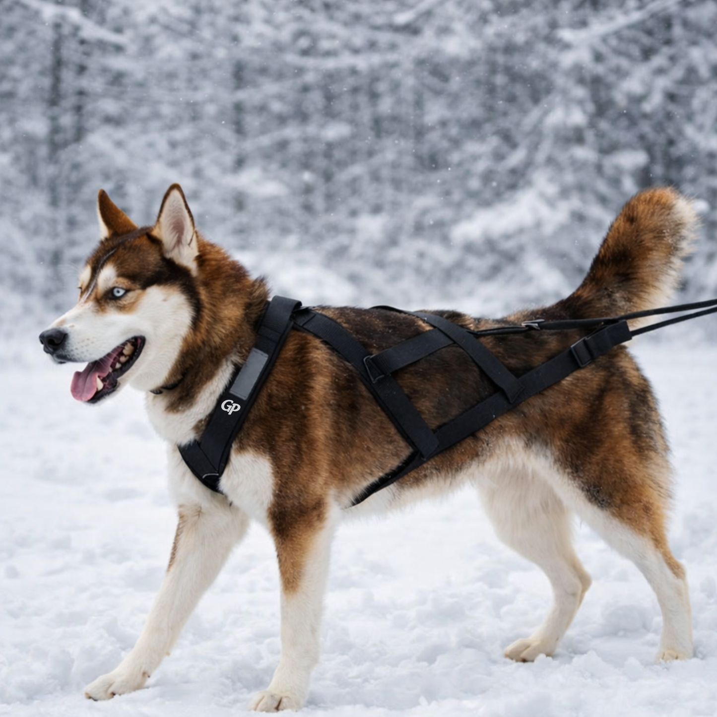 GuardiPaws™ Vanta™ Aero Dog Harness Black