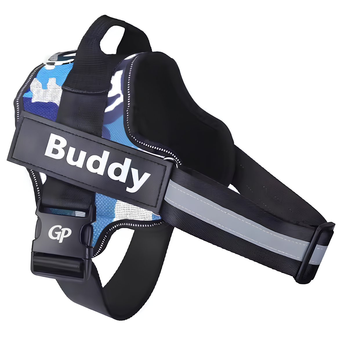 GuardiPaws™ Vanta X™ Bolt Custo Dog Harness V2 Blue