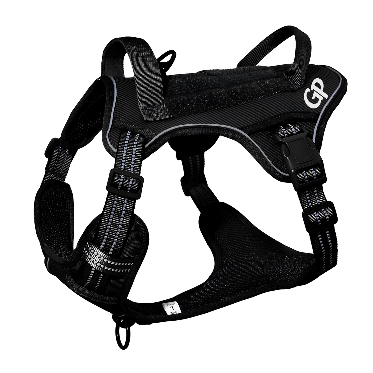 GuardiPaws™ Vanta X™ Dune Dog Harness Black