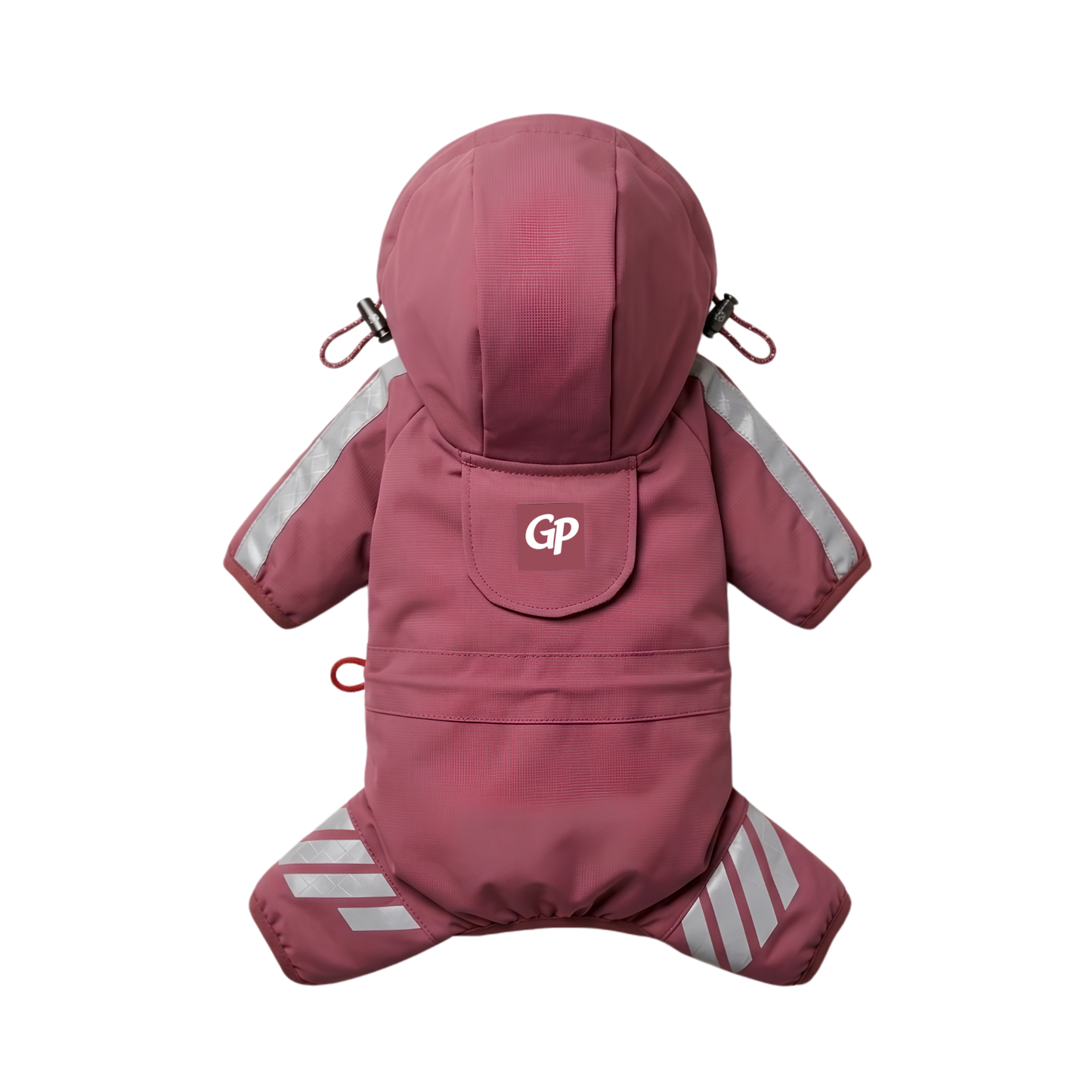GuardiPaws™ Glacien™ Strata Rainsuit Red
