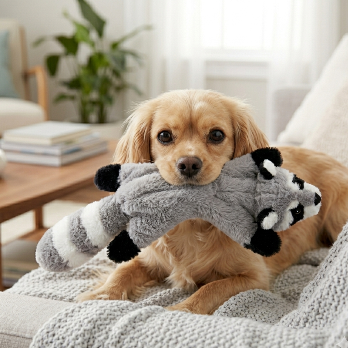 GuardiPaws™ Flingo™ Plush Rigby Slop Squad Racoon