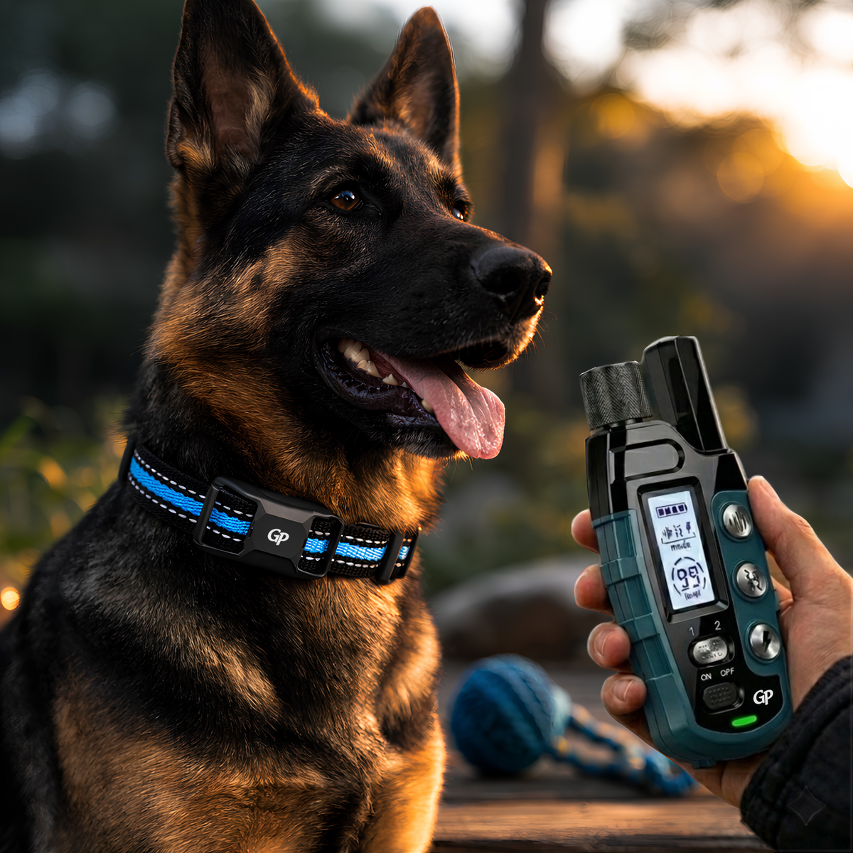 GuardiPaws™ Dolta™ Pulsa Recall Collar Blue