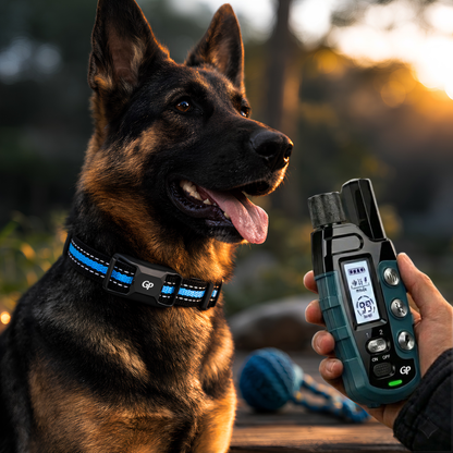GuardiPaws™ Dolta™ Pulsa Recall Collar Blue