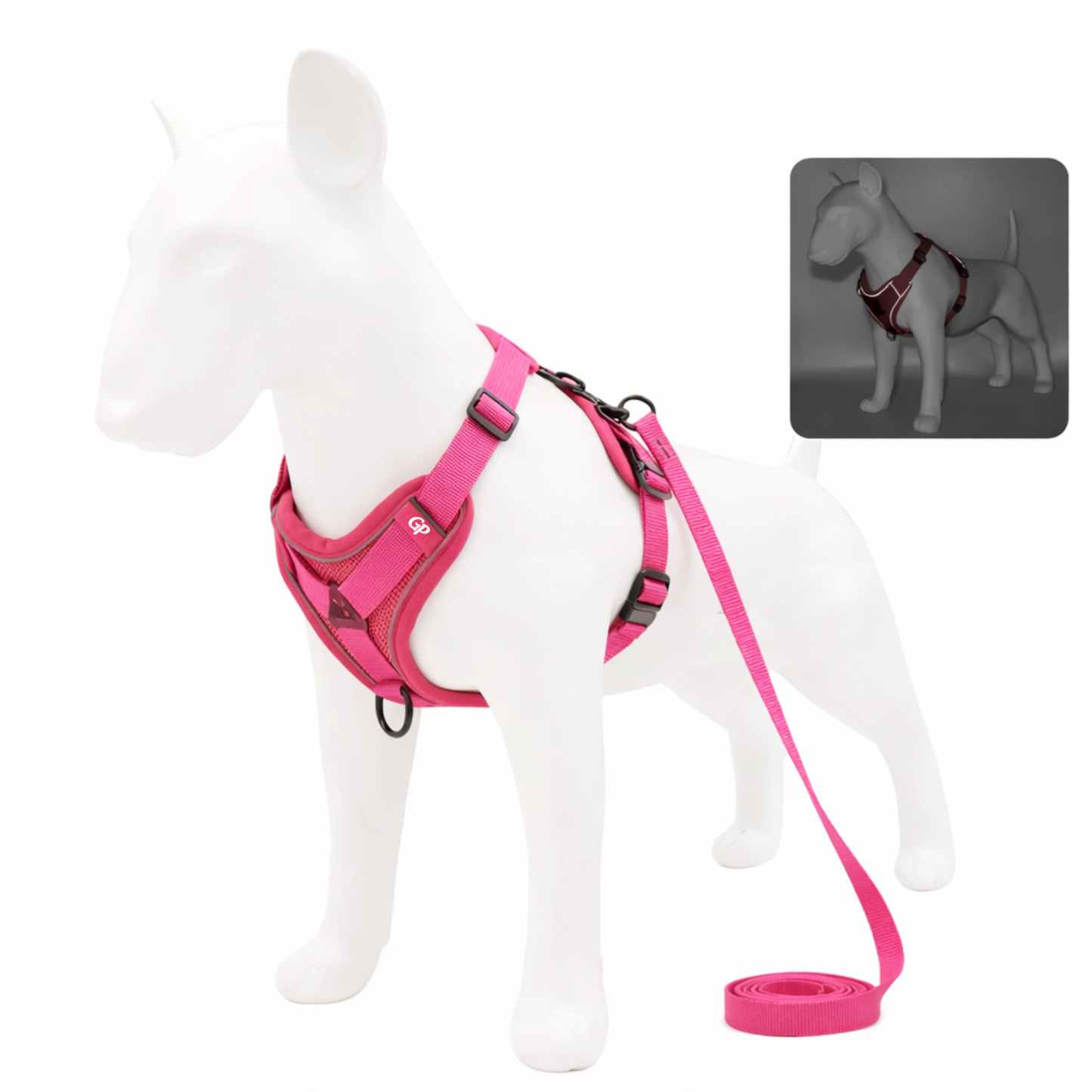 GuardiPaws™ Vanta S™ Pica Dog Harness Pink