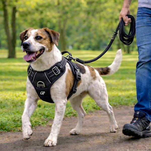 GuardiPaws™ Vanta X™ Sentro Dog Harness Black