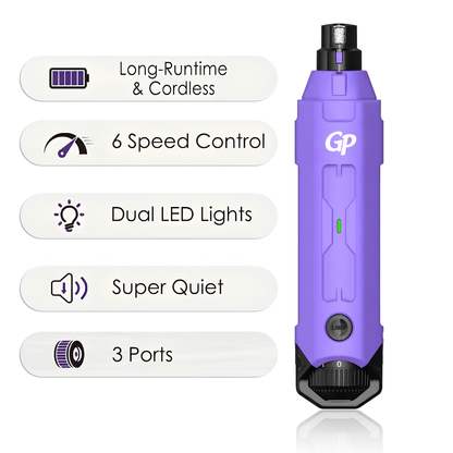 GuardiPaws™ Shedr™ Titan Nail Grinder Purple