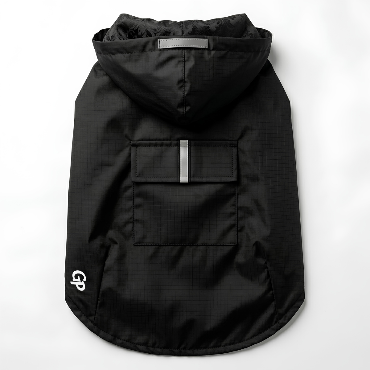 GuardiPaws™ Glacien™ Crest Raincoat Black