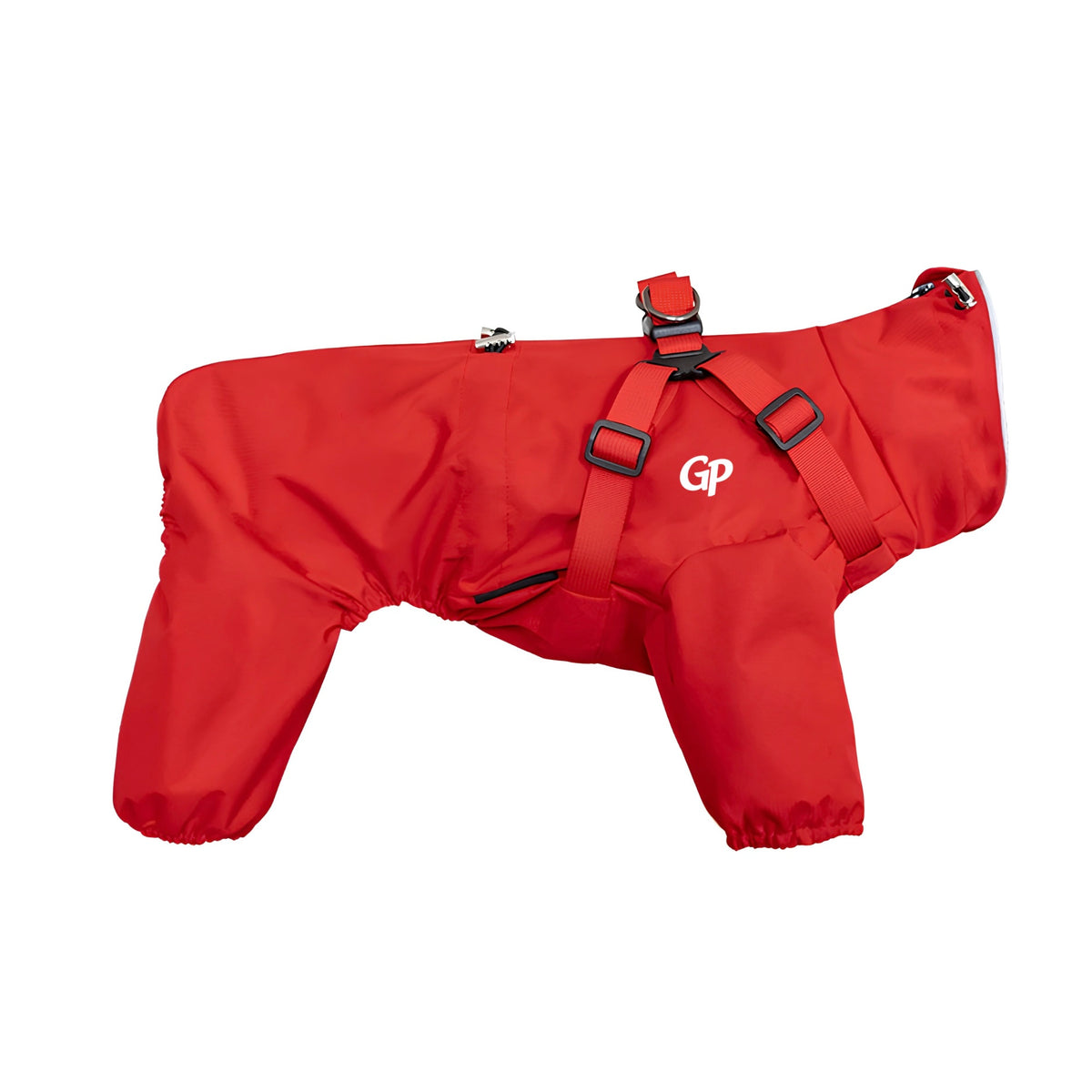 GuardiPaws™ Glacien™ Peak Rain Suit Red