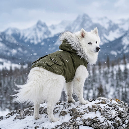 GuardiPaws™ Alaire™ Elite Rain Jacket Green