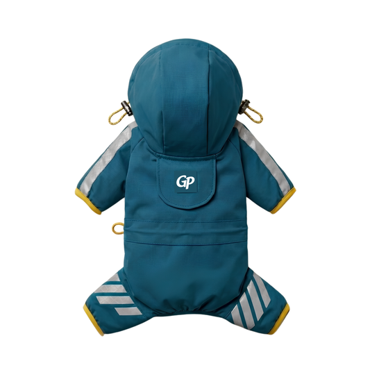 GuardiPaws™ Glacien™ Strata Rainsuit Blue