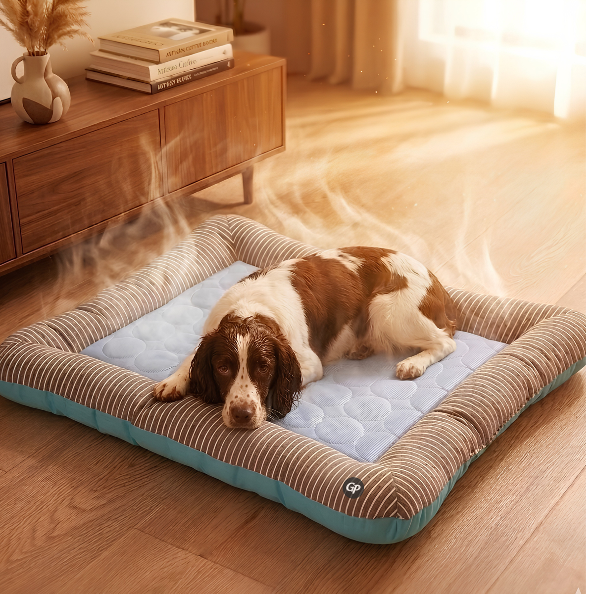 GuardiPaws™ Snugl™ Chillzone Dog Bed Blue