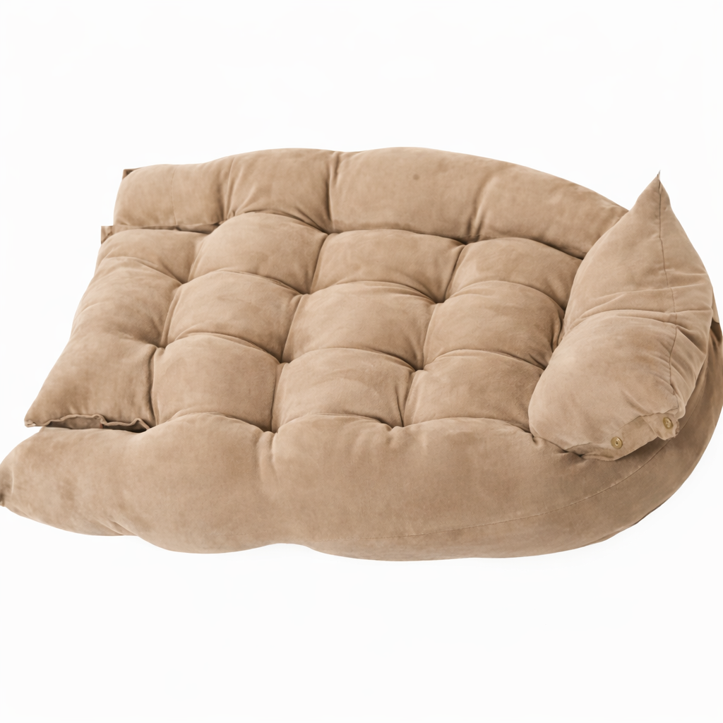 GuardiPaws™ Snugl™ Retreata Dog Bed Beige