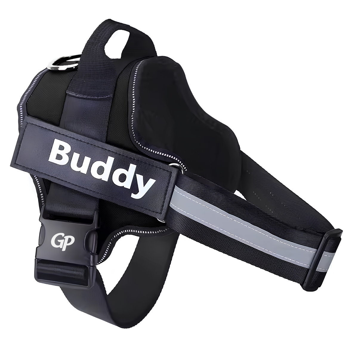 GuardiPaws™ Vanta X™ Bolt Custo Dog Harness Black