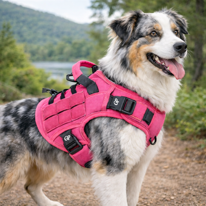 GuardiPaws™ Vanta X™ Titan Dog Harness Pink