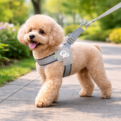 GuardiPaws™ Vanta S™ Glide Dog Harness Black