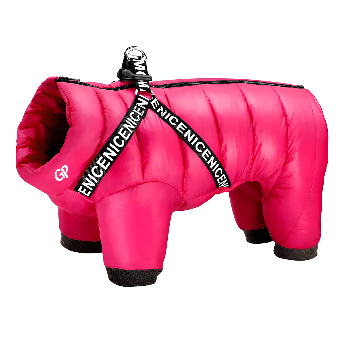 GuardiPaws™ Glacien™ Snowsuit Harness Pink