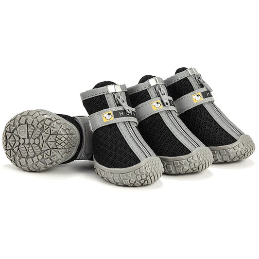 GuardiPaws™ Glacien™ Grip Boots Gray