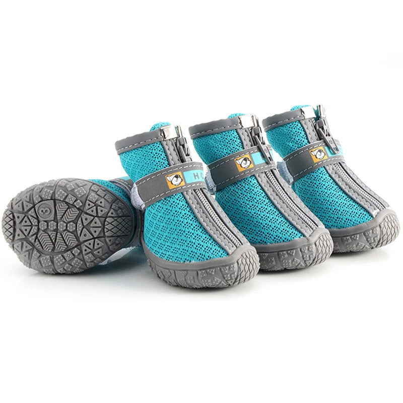 GuardiPaws™ Glacien™ Grip Boots Blue